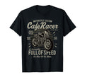 Motorcycle Biker Cafe Racer Full T-Shirt - Minimalist Print for Adults - T-Shirt, Sweatshirt, Hoodie