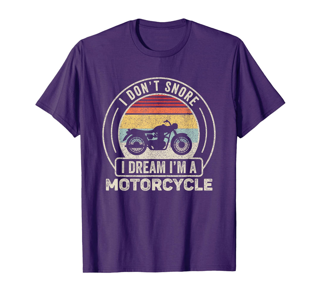 I Dont Snore I Dream Im Motorcycle Snoring T-Shirt - Unique Graphic Unisex - T-Shirt, Sweatshirt, Hoodie