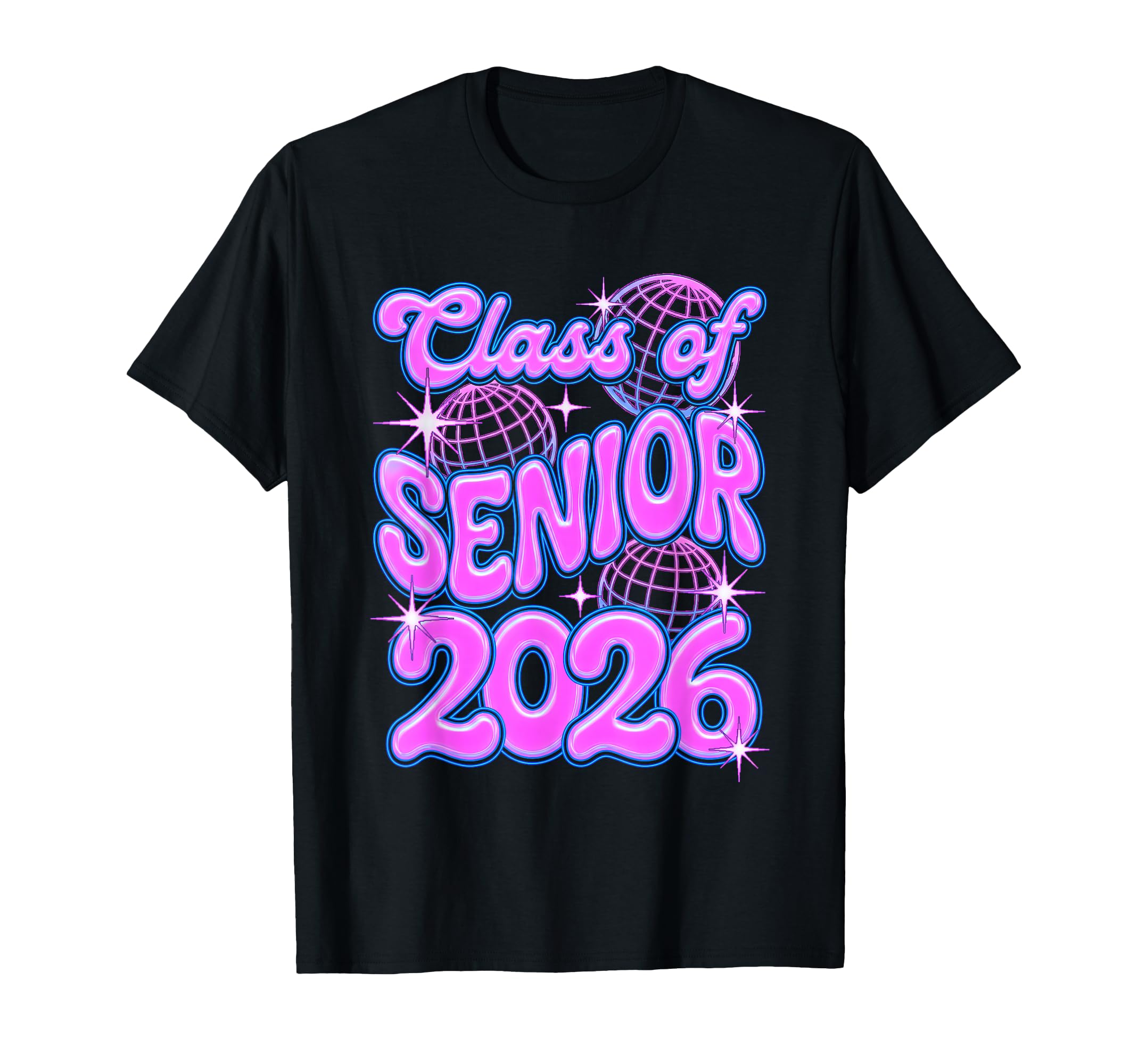Class Senior 2026 Disco Ball T-Shirt - Aesthetic Graphic Men Women - T-Shirt, Sweatshirt, Hoodie