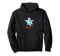 80S Ghost Halloween Retrowave Hoodie - Casual Everyday Wear Men Women - T-Shirt, Sweatshirt, Hoodie