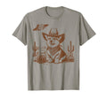 Howdy Corgi Cowboy Cowgirl Ufo Western T-Shirt - Trendy Graphic Men Women - T-Shirt, Sweatshirt, Hoodie