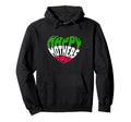 Happy Mothers Day Heart Typography Mom Hoodie - Trendy Graphic for Adults - T-Shirt, Sweatshirt, Hoodie
