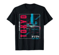 Tokyo City 80S Synthwave Racing T-Shirt - Casual Everyday Wear for Adults - T-Shirt, Sweatshirt, Hoodie