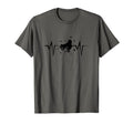 Roller Skater Heartbeat Skating Rink T-Shirt - Fun Novelty Design Unisex - T-Shirt, Sweatshirt, Hoodie