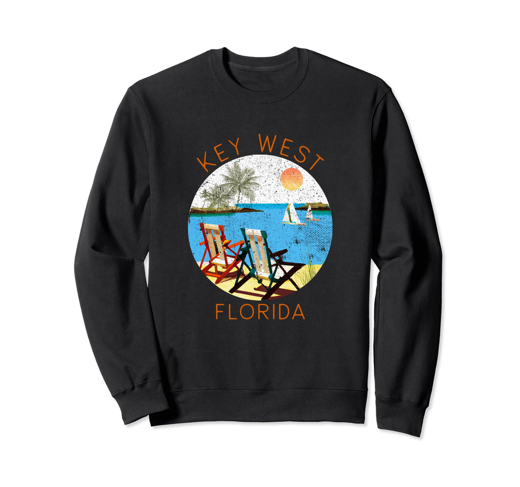 Key West Souvenir Beach Vacation Sweatshirt - Fun Novelty Design Unisex - T-Shirt, Sweatshirt, Hoodie