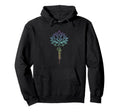 Namaste Lotus Flower Yoga Meditation Hoodie - Aesthetic Graphic Men Women - T-Shirt, Sweatshirt, Hoodie