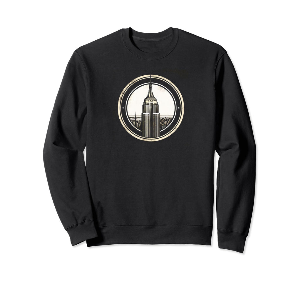 Empire State Postcard Sweatshirt - Minimalist Print for Adults - T-Shirt, Sweatshirt, Hoodie