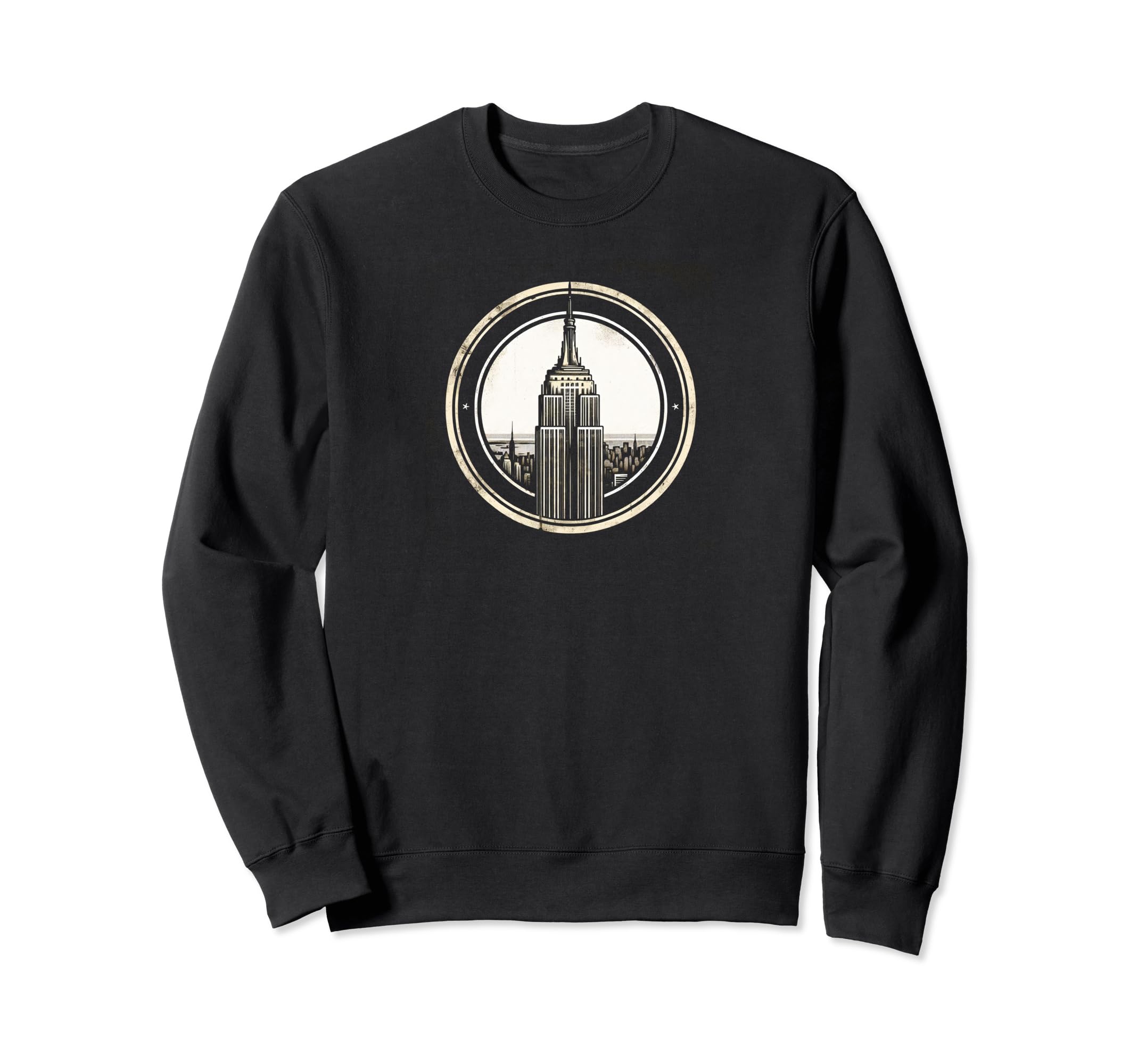 Empire State Postcard Sweatshirt - Minimalist Print for Adults - T-Shirt, Sweatshirt, Hoodie