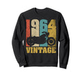 61St Birthday Biker 61 Years 1964 Sweatshirt - Novelty Apparel Men Women - T-Shirt, Sweatshirt, Hoodie
