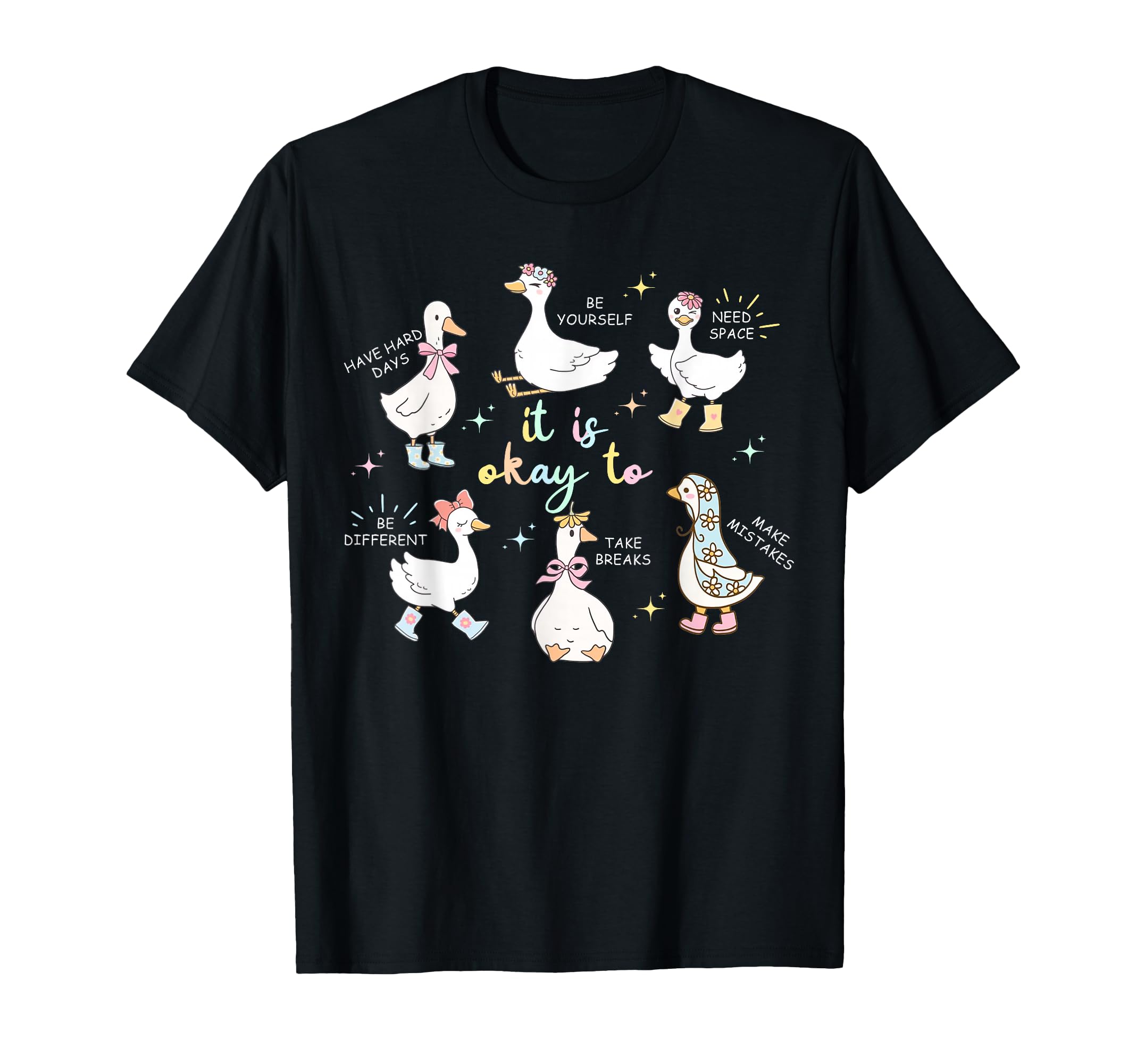 It Is Okay To Goose Autism T-Shirt - Casual Everyday Wear for Adults - T-Shirt, Sweatshirt, Hoodie