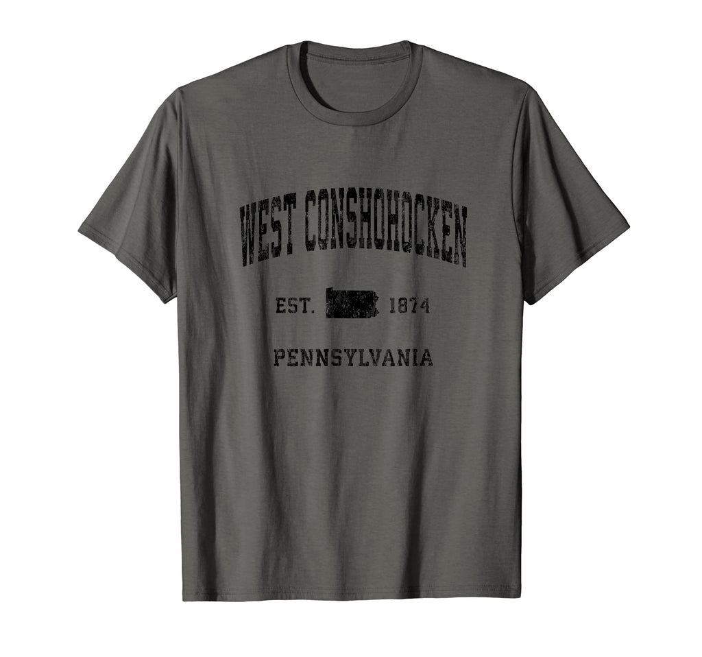 West Conshohocken Pennsylvania Pa T-Shirt - Unique Graphic Men Women - T-Shirt, Sweatshirt, Hoodie