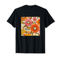70S Wallpaper Flowers Floral Pattern T-Shirt - Aesthetic Graphic Unisex - T-Shirt, Sweatshirt, Hoodie