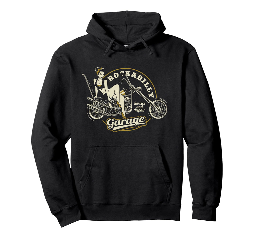Motorcycle Chopper Hoodie - Novelty Apparel Men Women - T-Shirt, Sweatshirt, Hoodie
