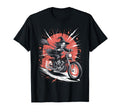 Witch Biker Riding Motorcycle T-Shirt - Casual Everyday Wear Men Women - T-Shirt, Sweatshirt, Hoodie