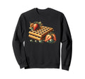 Waffle Art Love Sweets Sweatshirt - Unique Graphic Unisex - T-Shirt, Sweatshirt, Hoodie