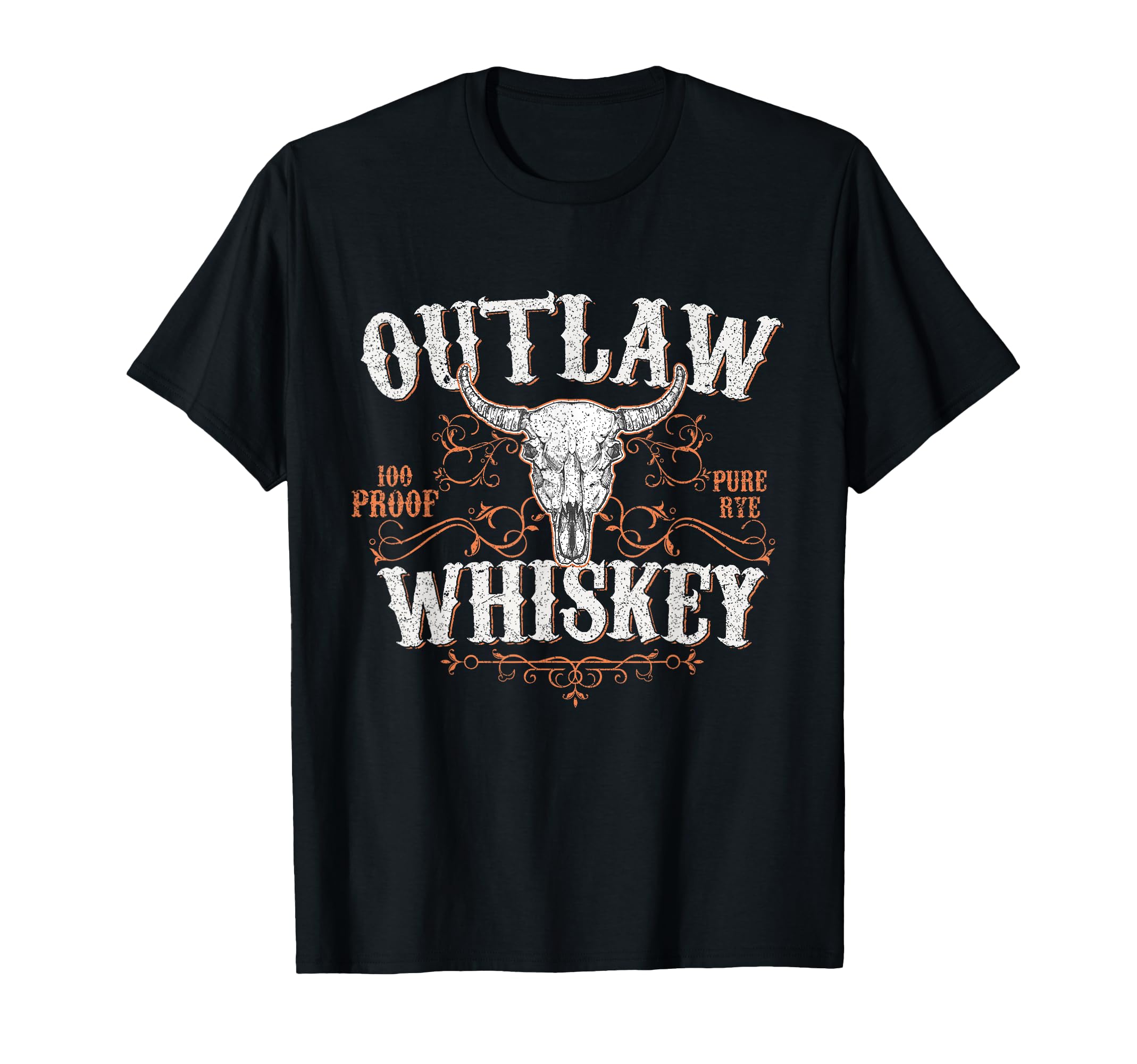 Outlaw Whiskey Country T-Shirt - Aesthetic Graphic Men Women - T-Shirt, Sweatshirt, Hoodie