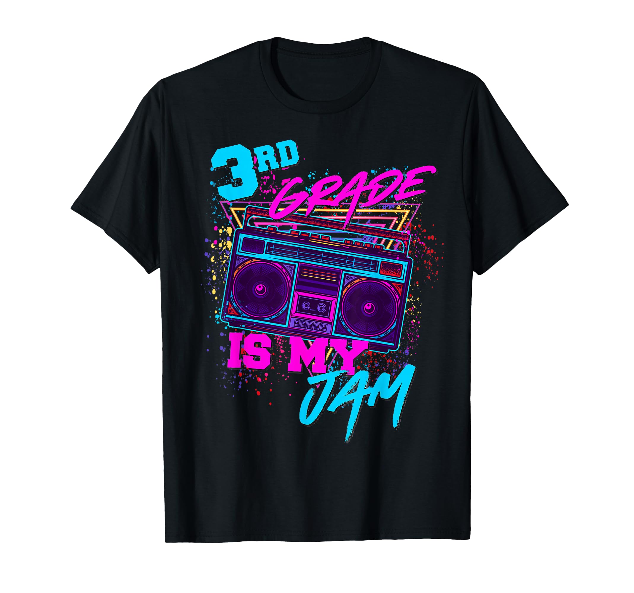 3Rd Grade Is My Jam Third 80S 1980S T-Shirt - Custom Art Print for Adults - T-Shirt, Sweatshirt, Hoodie