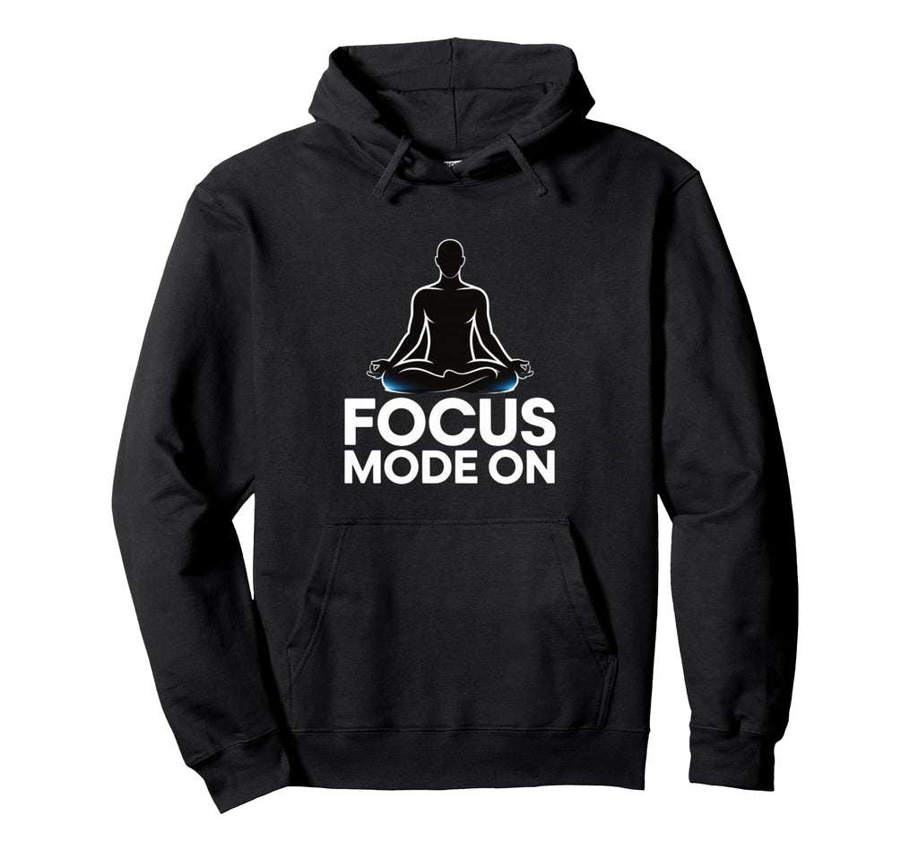 Focus Mode Meditation Silhouette Hoodie - Aesthetic Graphic Men Women - T-Shirt, Sweatshirt, Hoodie