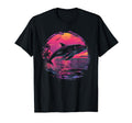 Whale Vaporwave Aesthetic Synthwave T-Shirt - Fun Novelty Design Men Women - T-Shirt, Sweatshirt, Hoodie