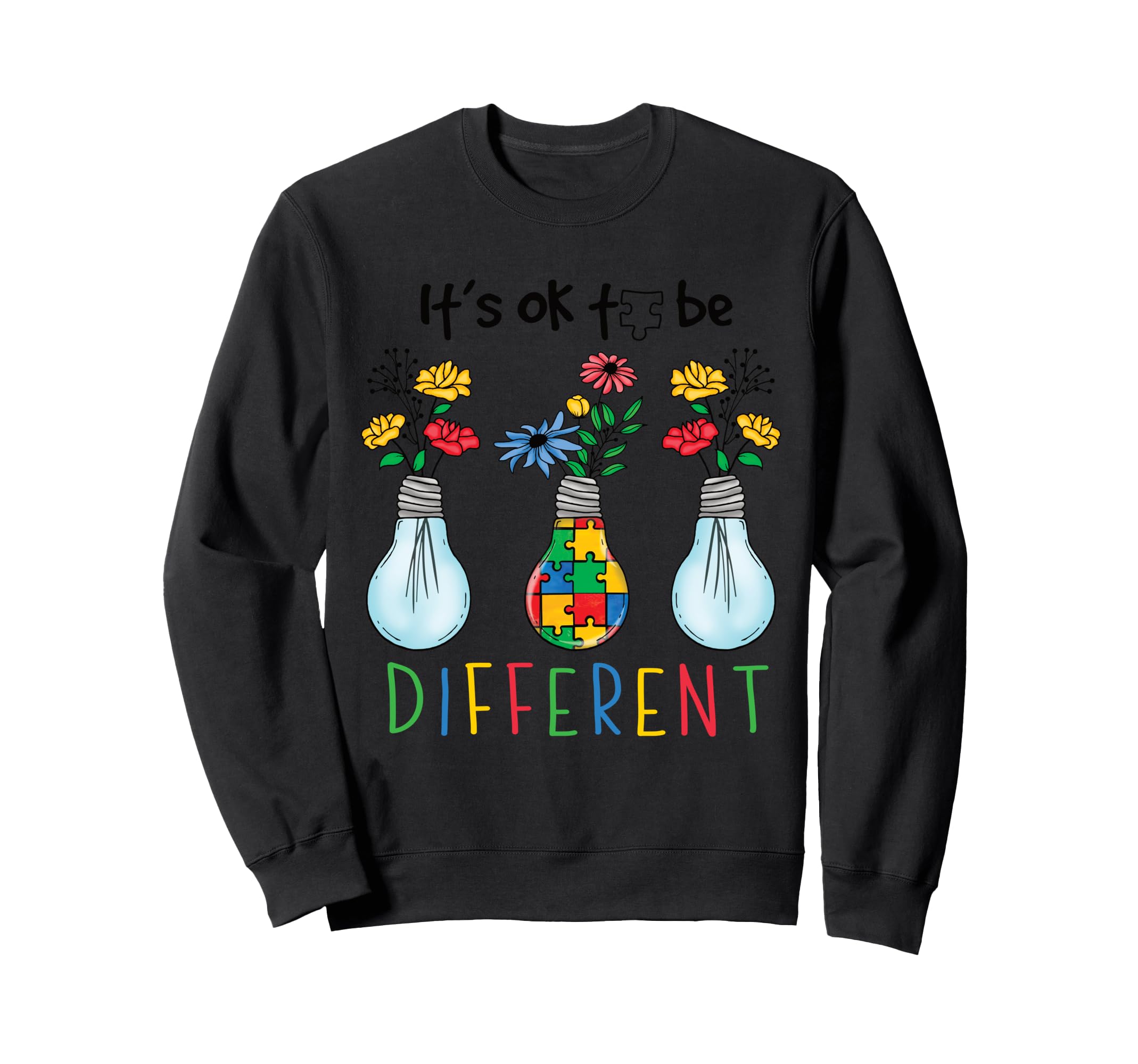 Neurodiversity Brain Autism Awareness Sweatshirt - Trendy Graphic Unisex - T-Shirt, Sweatshirt, Hoodie