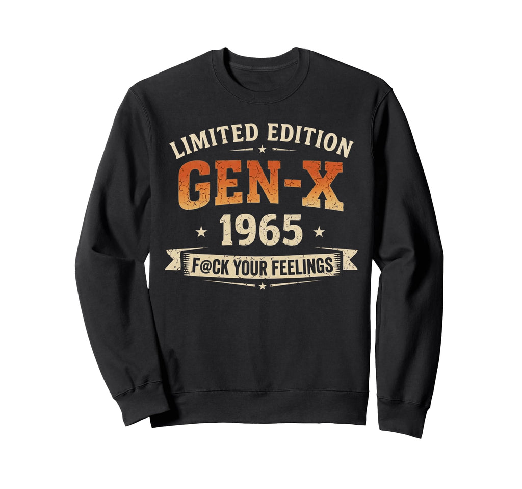 Gen X 1965 Mom Dad Birthday Sweatshirt - Casual Everyday Wear for Adults - T-Shirt, Sweatshirt, Hoodie
