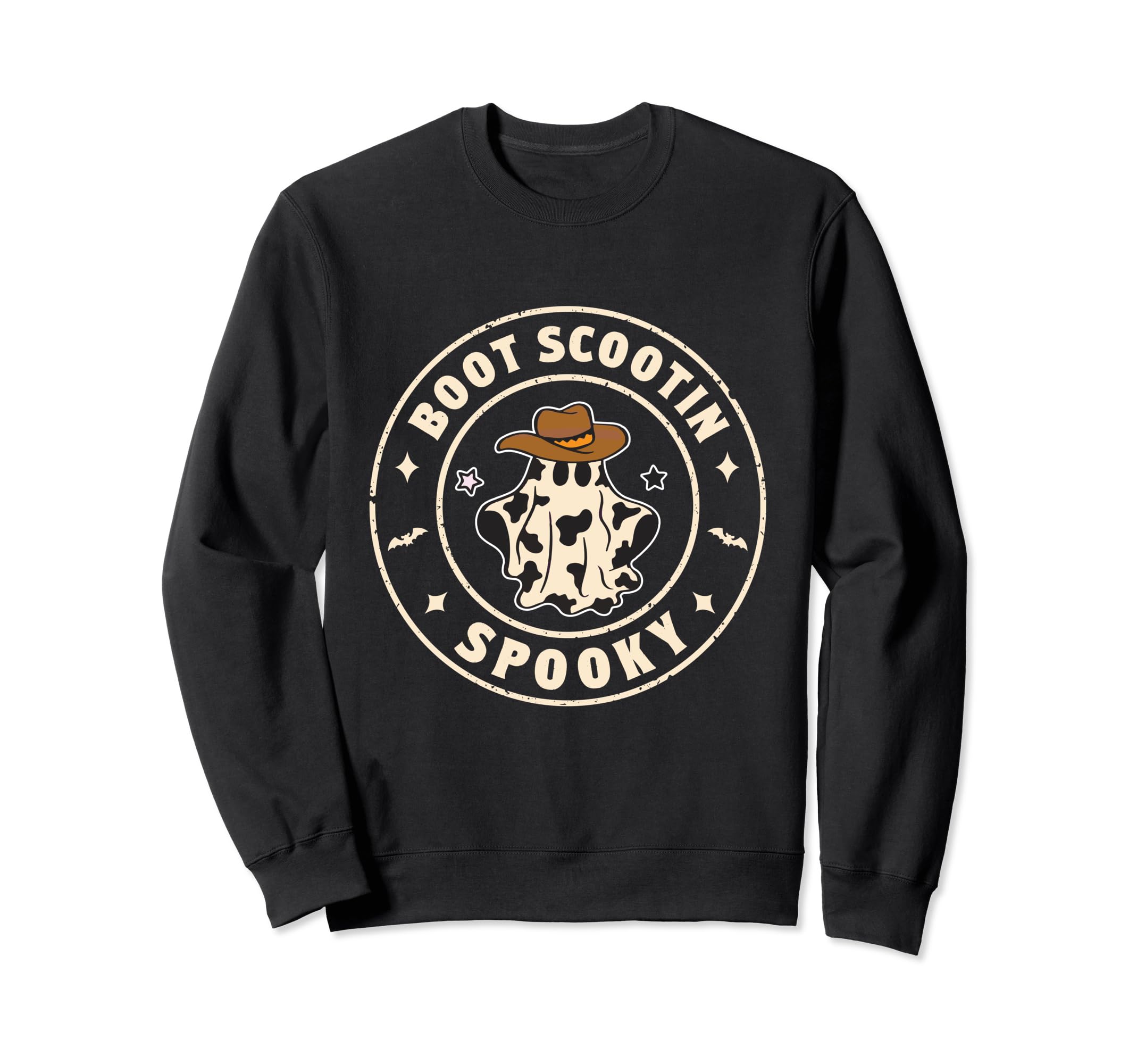 Western Halloween Cowboy Ghost Sweatshirt - Casual Everyday Wear Unisex - T-Shirt, Sweatshirt, Hoodie