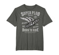 Super Spark Plug Motorcycle Born To Ride T-Shirt - Minimalist Print Unisex - T-Shirt, Sweatshirt, Hoodie