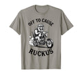 Off To Cause Ruckus Bulldog T-Shirt - Custom Art Print for Adults - T-Shirt, Sweatshirt, Hoodie