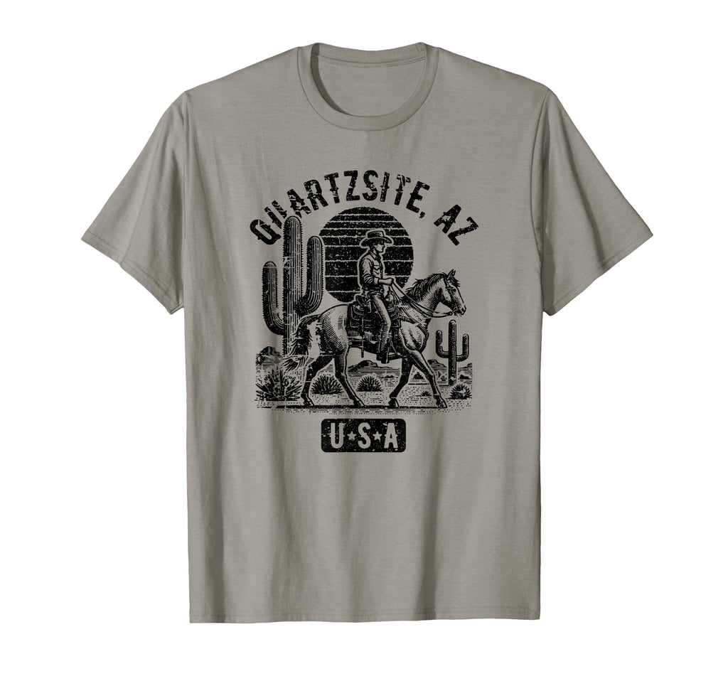 Quartzsite Arizona Usa Cowboy Horse T-Shirt - Trendy Graphic Unisex - T-Shirt, Sweatshirt, Hoodie