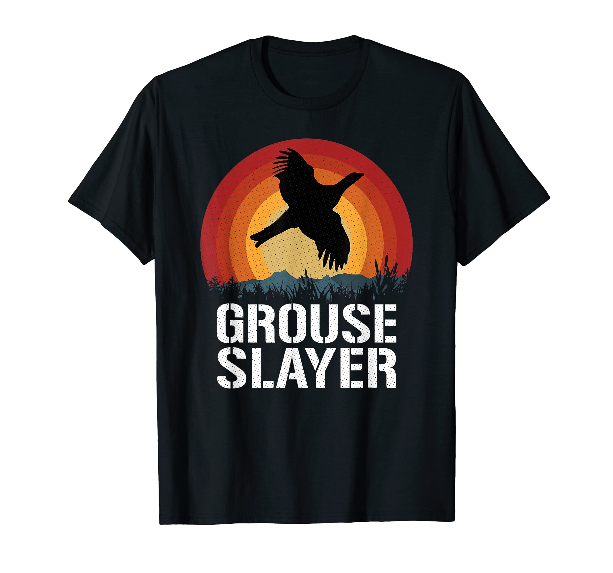 Sunset Grouse Hunter Grouse Hunting T-Shirt - Novelty Apparel Men Women - T-Shirt, Sweatshirt, Hoodie