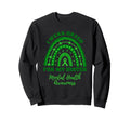 I Wear Green My Sister Rainbow Sweatshirt - Aesthetic Graphic Men Women - T-Shirt, Sweatshirt, Hoodie