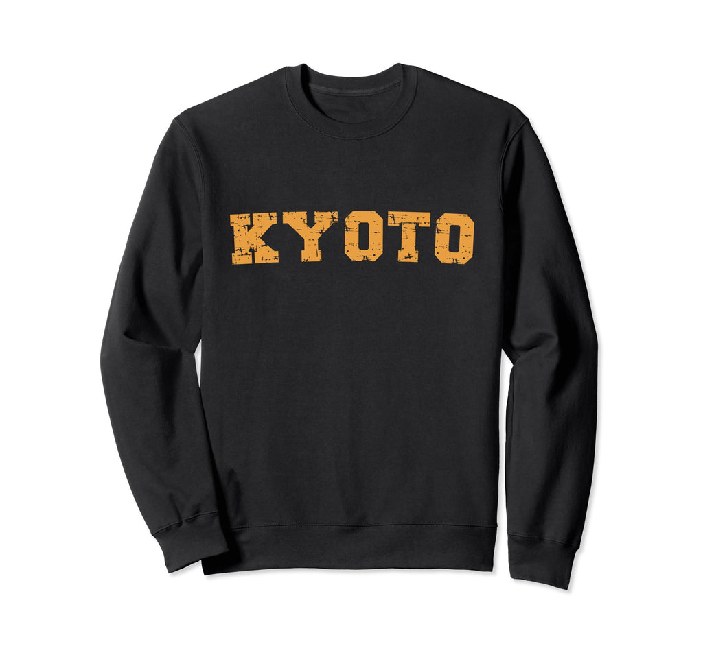 Kyoto Urban Typography Art Sweatshirt - Streetwear Style for Adults - T-Shirt, Sweatshirt, Hoodie