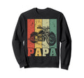 Biker Dad Motorcycle Papa Motorcycle Sweatshirt - Streetwear Style Unisex - T-Shirt, Sweatshirt, Hoodie