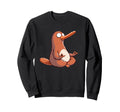 Meditation Platypus Yoga Pose Sweatshirt - Casual Everyday Wear Men Women - T-Shirt, Sweatshirt, Hoodie