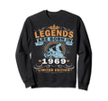1969 Biker Motorcycle 55 Years Sweatshirt - Graphic Print Men Women - T-Shirt, Sweatshirt, Hoodie