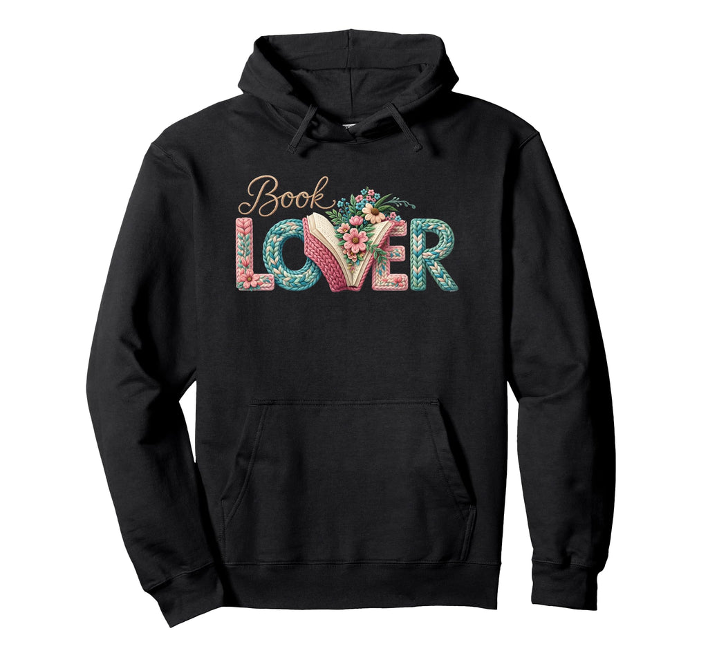 Book Lover Floral Reading Aesthetic Hoodie - Unique Graphic for Adults - T-Shirt, Sweatshirt, Hoodie