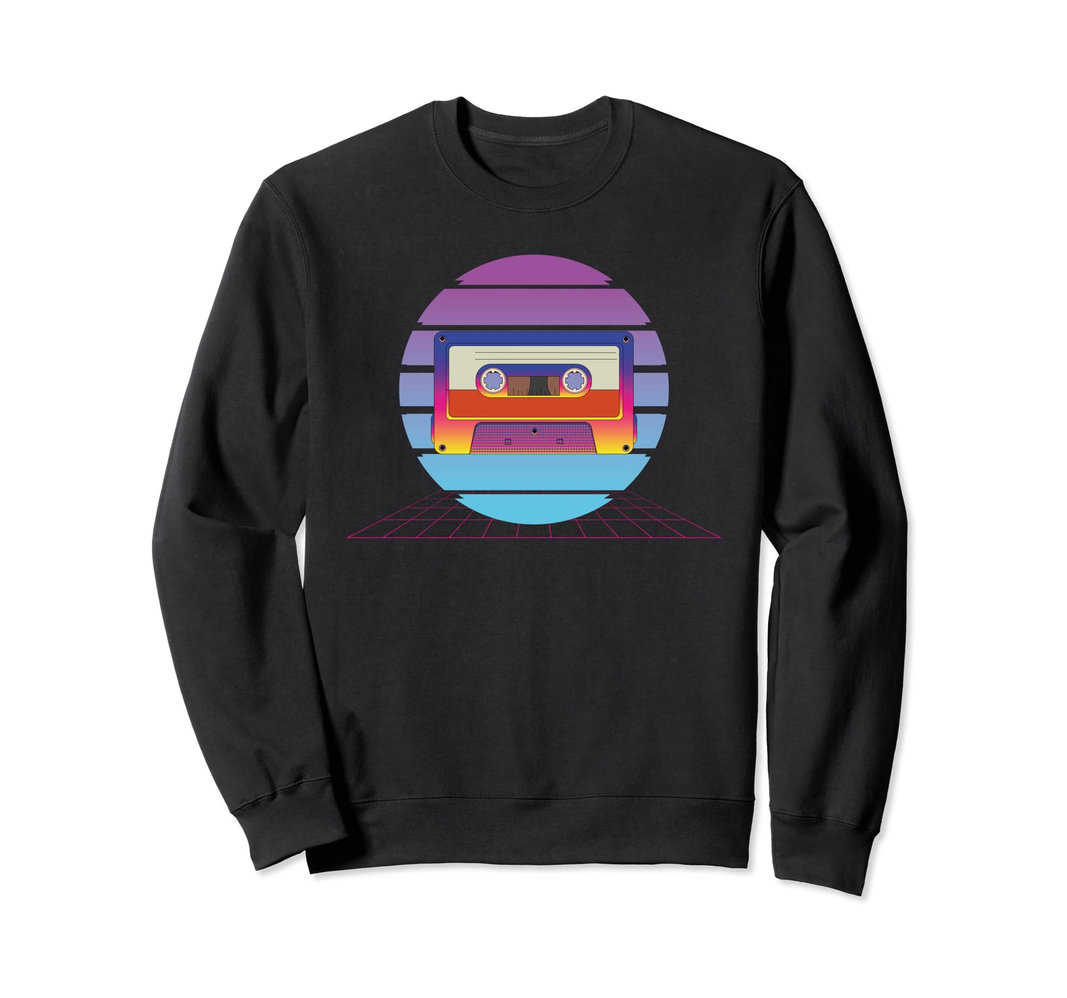 80S Music Lover Synthwave Vaporwave Sweatshirt - Unique Graphic for Adults - T-Shirt, Sweatshirt, Hoodie