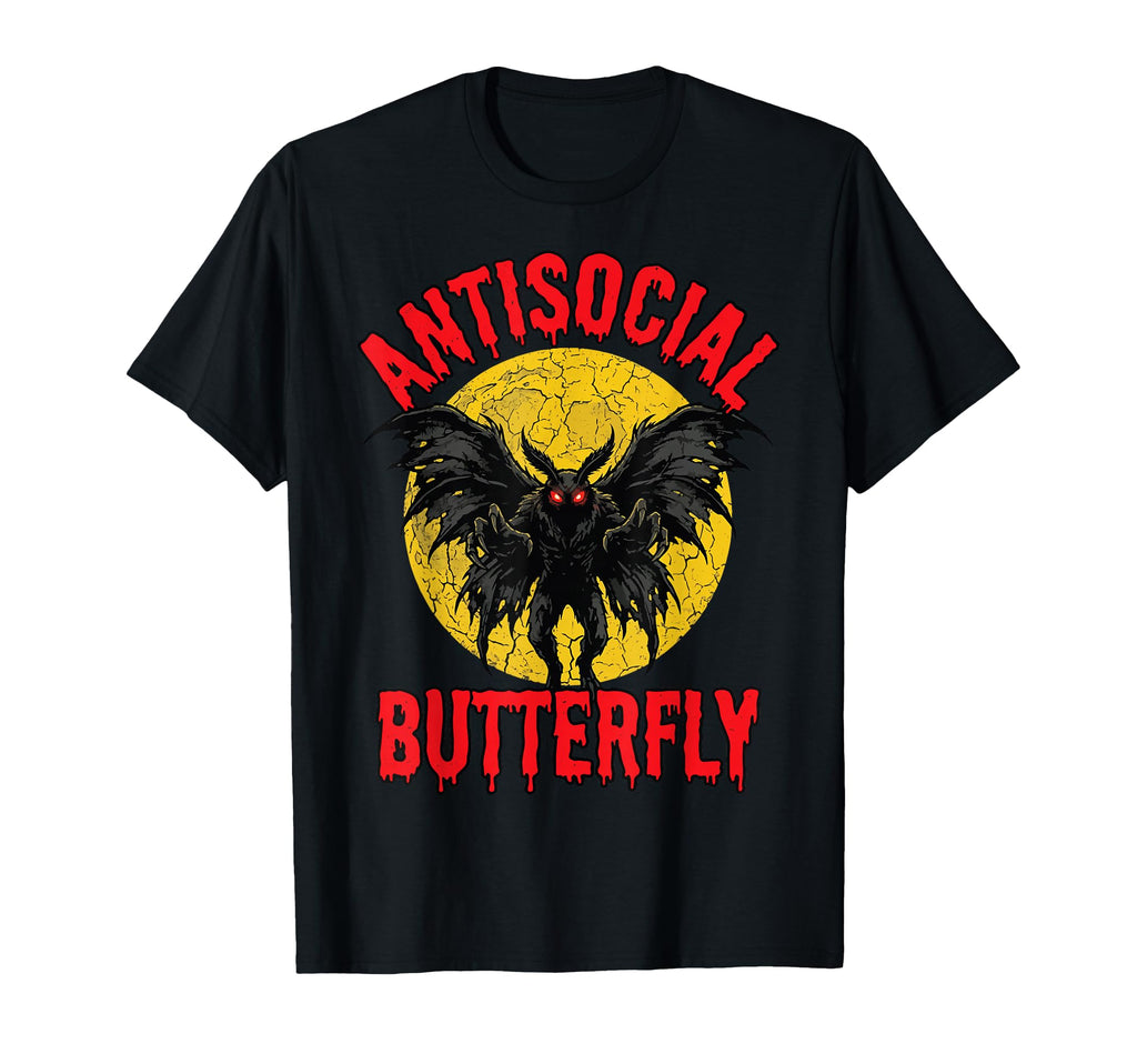 Cryptid Cryptozoology Mothman Hoodie - Fun Novelty Design Men Women - T-Shirt, Sweatshirt, Hoodie