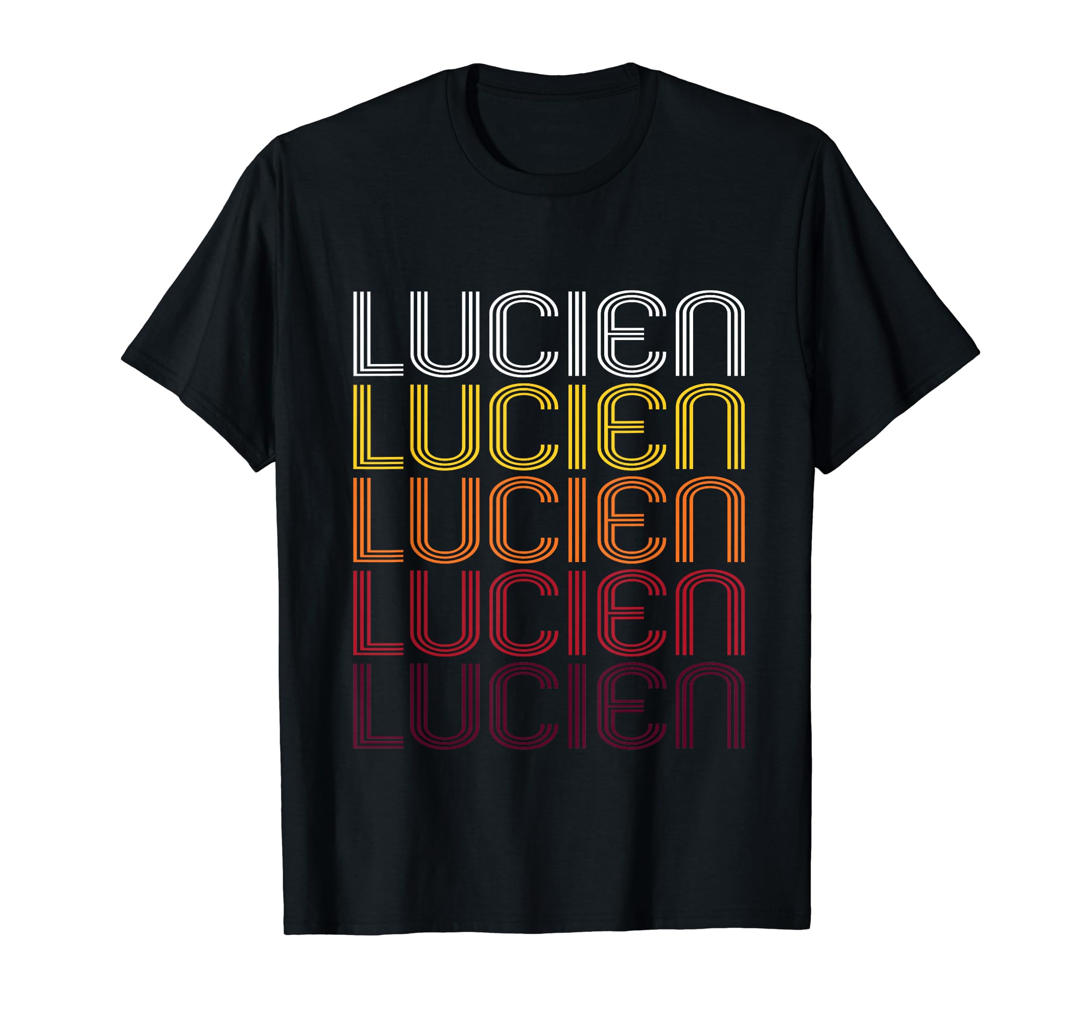 Lucien Wordmark Pattern T-Shirt - Aesthetic Graphic Unisex - T-Shirt, Sweatshirt, Hoodie