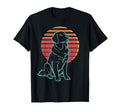 Leonberger Lover Dog Owner Synthwave T-Shirt - Minimalist Print Men Women - T-Shirt, Sweatshirt, Hoodie