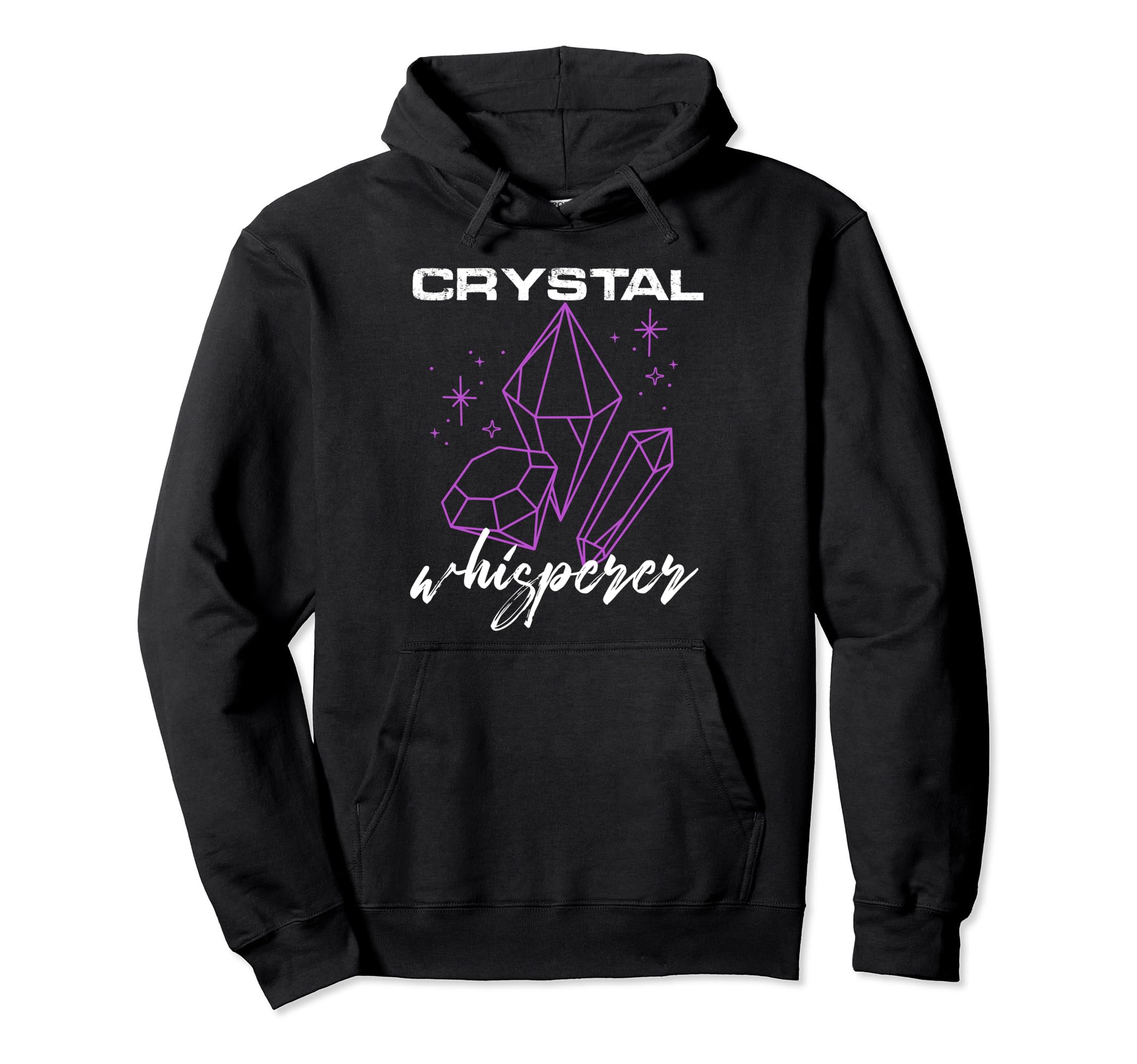 Crystal Whisperer Chakra Energy Hoodie - Casual Everyday Wear Unisex - T-Shirt, Sweatshirt, Hoodie