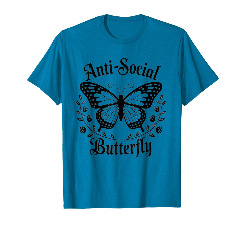 Antisocial Gothic Aesthetic T-Shirt - Fun Novelty Design Men Women - T-Shirt, Sweatshirt, Hoodie