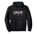 Split Croatia 70S 80S Type Flag Hoodie - Fun Novelty Design Unisex - T-Shirt, Sweatshirt, Hoodie