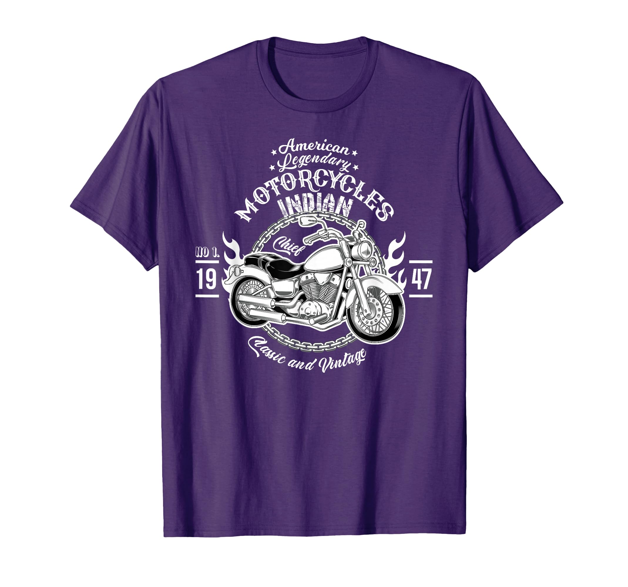 Old Biker American Motorcycle Indian T-Shirt - Streetwear Style Unisex - T-Shirt, Sweatshirt, Hoodie