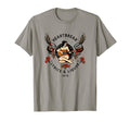 Heartbreak Lyrics Liquor Pinup Guitar T-Shirt - Custom Art Print Unisex - T-Shirt, Sweatshirt, Hoodie