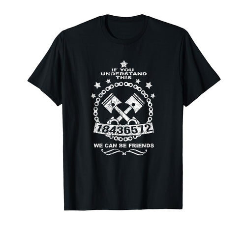 18436572 Awesome V8 Firing Order Car T-Shirt - Graphic Print Men Women - T-Shirt, Sweatshirt, Hoodie