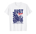 Just Ride Motorcycle Biker T-Shirt - Minimalist Print Unisex - T-Shirt, Sweatshirt, Hoodie