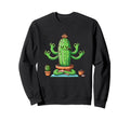 Meditation Cactus Yoga Pose Sweatshirt - Fun Novelty Design for Adults - T-Shirt, Sweatshirt, Hoodie