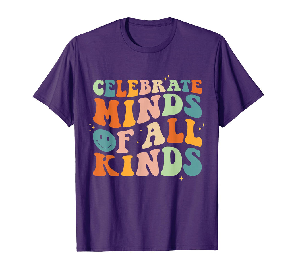 Celebrate Minds All Kinds Mental Health T-Shirt - Graphic Print for Adults - T-Shirt, Sweatshirt, Hoodie