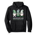 Gnome One Fights Alone Mental Health Hoodie - Trendy Graphic Men Women - T-Shirt, Sweatshirt, Hoodie